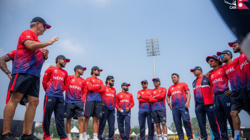 लगातार दुई खेल हारेको नेपाल आज वेस्ट इण्डिजसँग खेल्दै, जित्नै पर्ने दबाब लगातार दुई खेल हारेको नेपाल आज वेस्ट इण्डिजसँग खेल्दै, जित्नै पर्ने दबाब