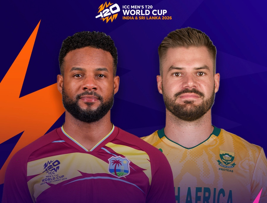 विश्वकपमा आज दक्षिण अफ्रिका र वेस्ट इण्डिज भिड्दै विश्वकपमा आज दक्षिण अफ्रिका र वेस्ट इण्डिज भिड्दै