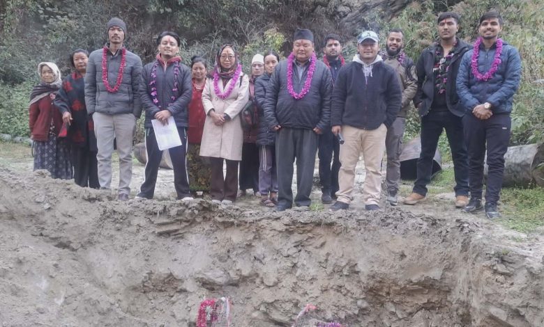 म्याग्दीको महभीरमा वडा कार्यालय भवन निर्माण सुरु म्याग्दीको महभीरमा वडा कार्यालय भवन निर्माण सुरु