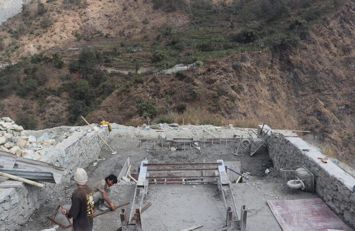 म्याग्दी नदीमाथि तीन सय तीन मिटर लामो झोलङ्गे पुल निर्माण सुरु