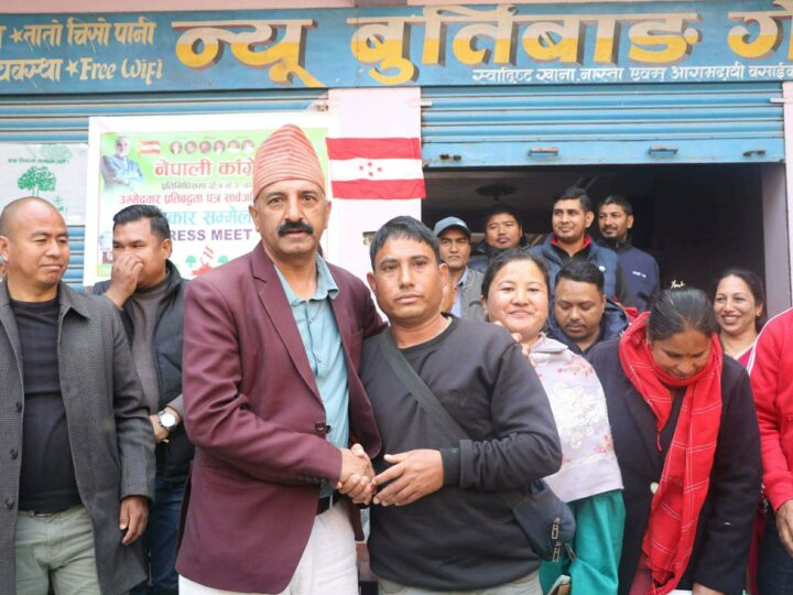 बागलुङ–२ मा काँग्रेस उम्मेदवार टेकराज पौडेललाई प्रलोपाको समर्थन