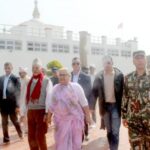 प्रधानमन्त्री कार्कीद्वारा मायादेवी मन्दिरको दर्शन