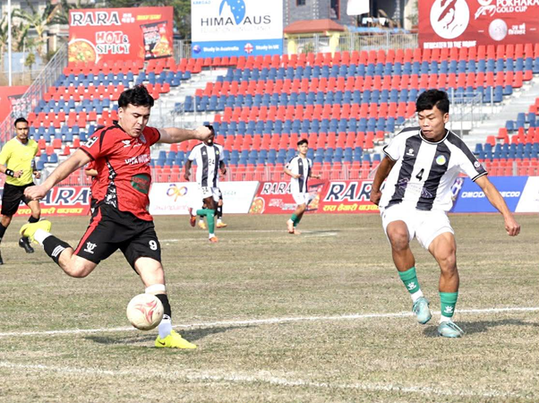 उज्वेकिस्तानको आभा फुटबल क्लब आहा रारा पोखरा गोल्डकपको सेमिफाइनलमा