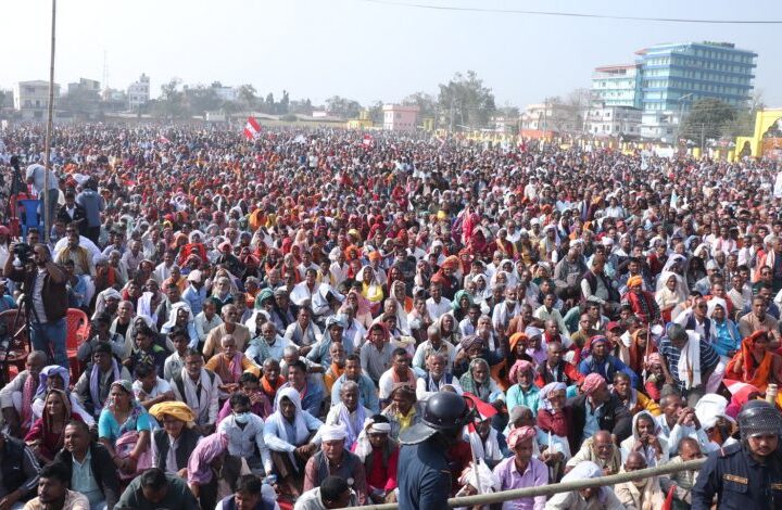 जनकपुरबाट प्रतिज्ञापत्र सार्वजनिक गर्दै कांँग्रेस