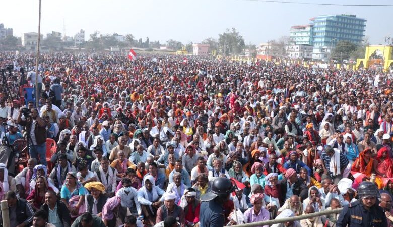 जनकपुरबाट प्रतिज्ञापत्र सार्वजनिक गर्दै कांँग्रेस