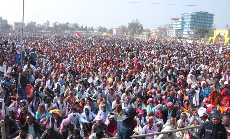 जनकपुरबाट प्रतिज्ञापत्र सार्वजनिक गर्दै कांँग्रेस