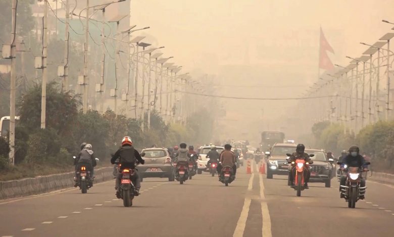 काठमाडौँमा वायु प्रदूषण बढ्यो: सुख्खा मौसम र हावा नचल्नु प्रमुख कारण