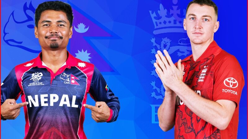 विश्वकपको परीक्षामा नेपाल, आज विश्व विजेता इंग्ल्यान्डसँग प्रतिस्पर्धा गर्दै