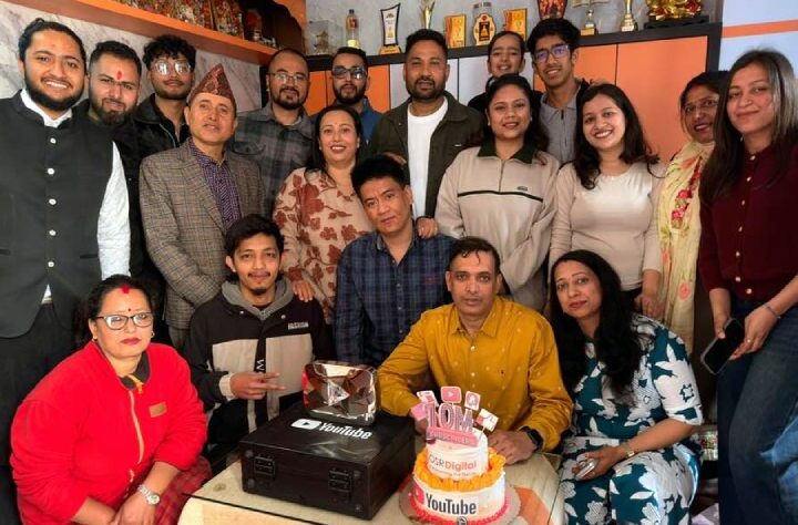 नेपालमै पहिलो पटक १ करोड सब्स्क्राइबर पार गर्दै ओएसआर डिजिटललाई डायमण्ड प्ले बटन