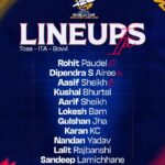 नेपालले इटालीविरुद्ध ब्याटिङ गर्दै, मल्लको ठाउँमा राजवंशी मैदानमा « रिपोर्टर्स नेपाल