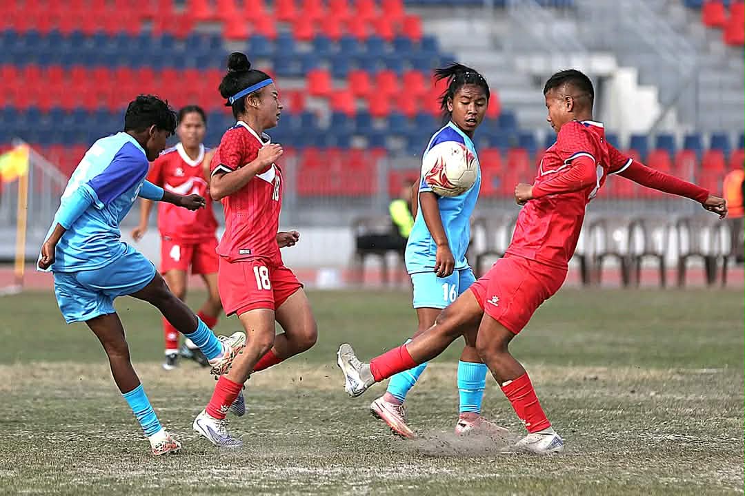 साफ महिला च्याम्पियनसिपः नेपाल भुटानसँग भिड्दै