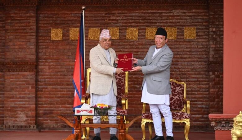 सर्वोच्च अदालत, न्यायपरिषद र न्यायसेवा आयाेगकाे बार्षिक प्रतिवेदन राष्ट्रपति समक्ष पेश