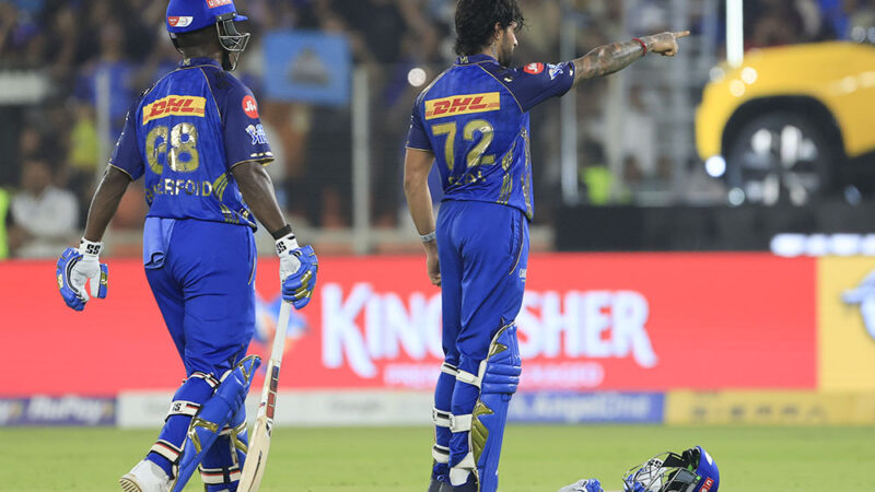 लगातार चार खेल हारेको मुम्बई ९९ रनले विजयी