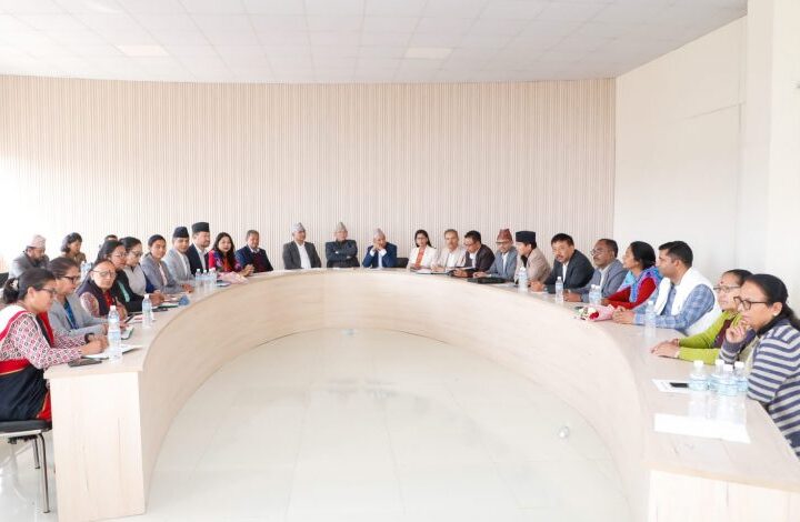 संसदमा बादलले गरेको सम्बोधनलाई लिएर एमाले सचिवालय बैठकमा छलफल