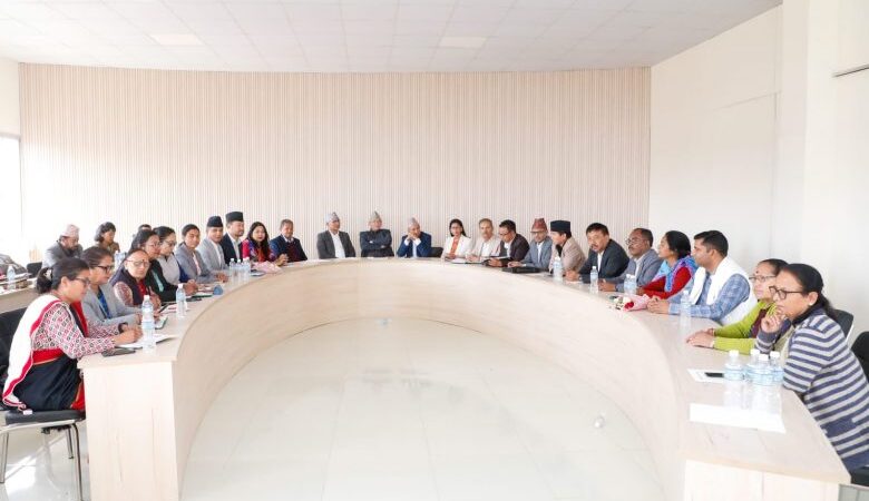 संसदमा बादलले गरेको सम्बोधनलाई लिएर एमाले सचिवालय बैठकमा छलफल