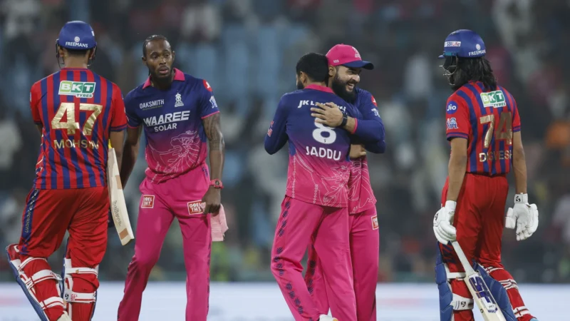 लखनउ राजस्थानसँग स्तब्ध, ११९ रनमा सिमित