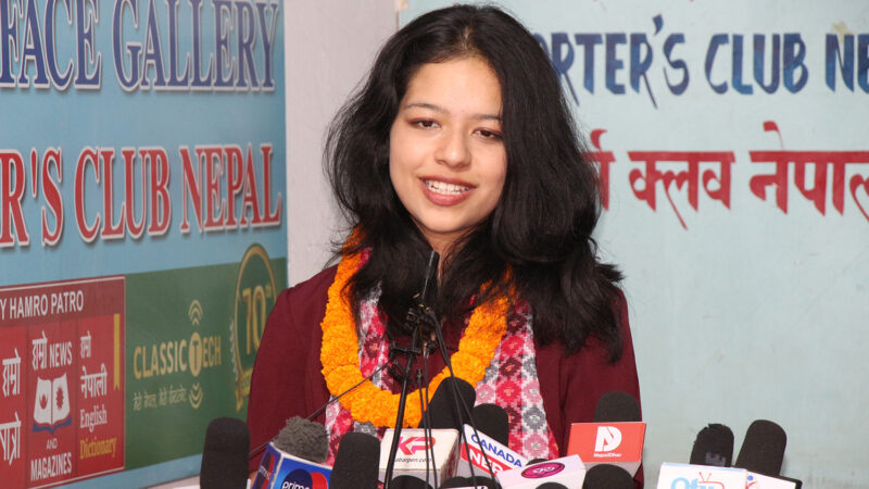 पलेशाले दिलाइन् नेपाललाई कास्य