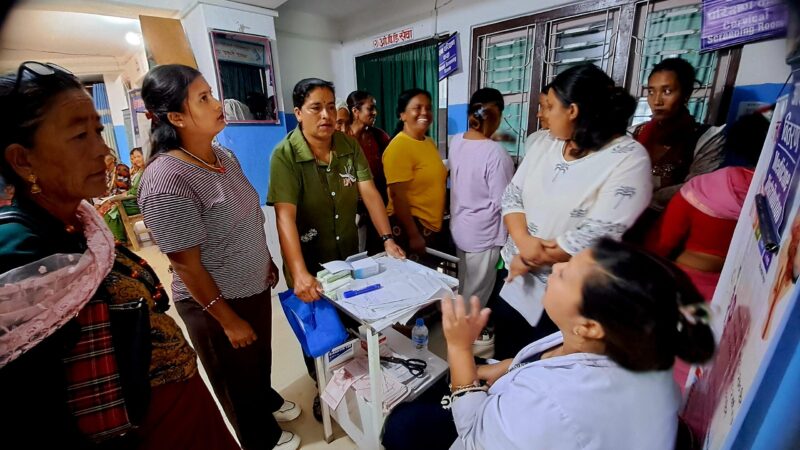 लाओती प्रतिष्ठानद्वारा दुई दिने निःशुल्क महिला स्वास्थ्य शिविर सम्पन्न
