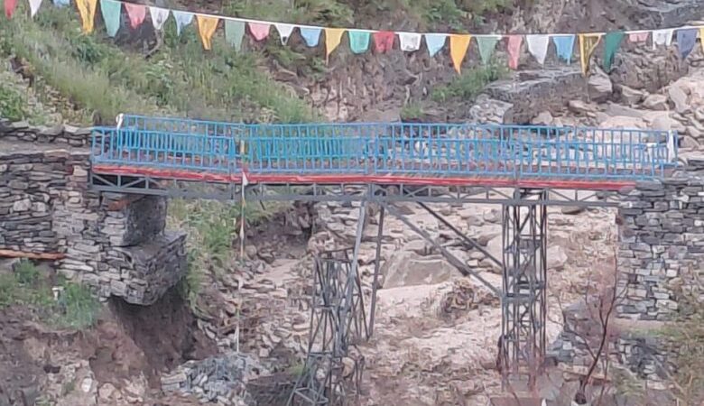 हुम्लाकाे तिल गाउँमा बाढी, गाउँ नै विस्थापित