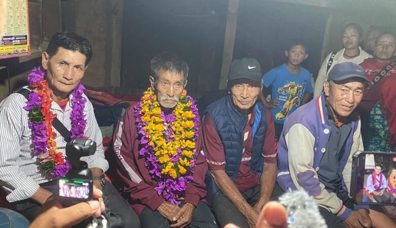 दग्नामका यामबहादुरको ५८ वर्षपछि पारिवारिक पुनर्मिलन