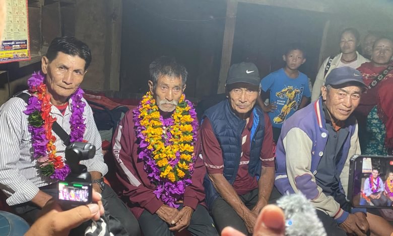 दग्नामका यामबहादुरको ५८ वर्षपछि पारिवारिक पुनर्मिलन