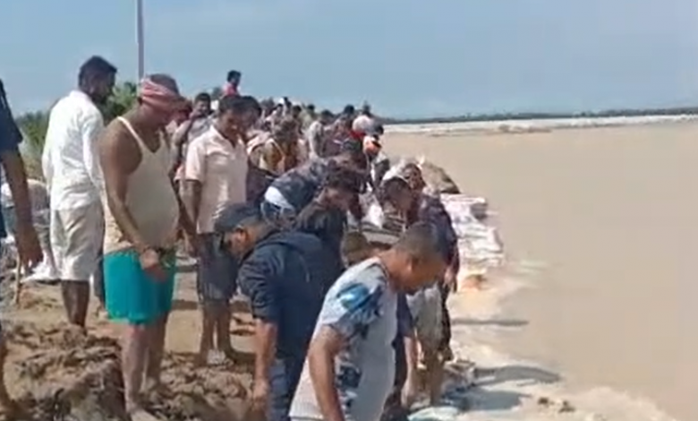 लालबकैया नदीको कटान तीव्र,जोखिमयुक्त क्षेत्रको निरन्तर निगरानी