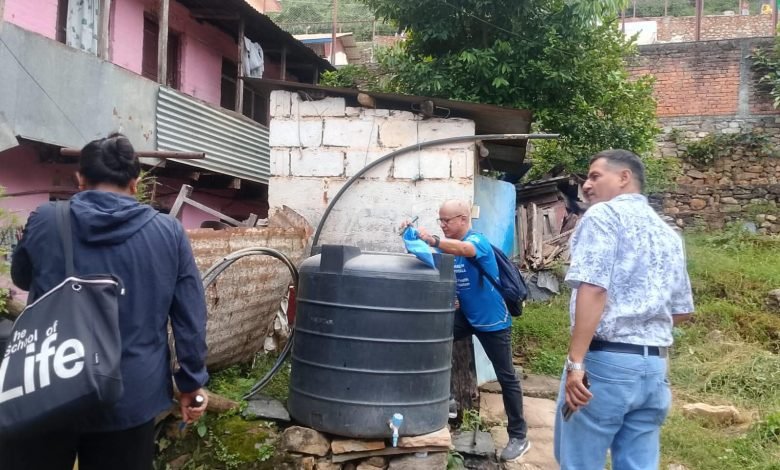 डेङ्गु नियन्त्रण र अनुसन्धानका लागि विज्ञ समूह बागलुङमा