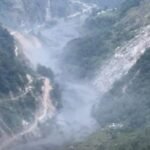बुढीगण्डकी नदी थुनिँदै खुल्दै गर्दा जोखिम बढ्यो