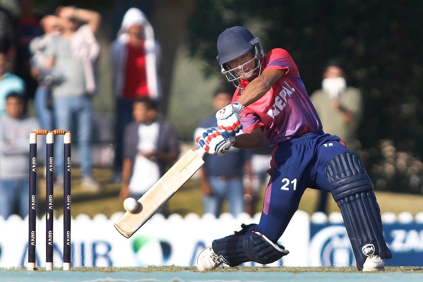 १०० रन नजोड्दै क्यानडा-११ विरुद्ध नेपाल ‘ए’ लाई चौथो झड्का, कप्तान सन्दीप पनि आउट